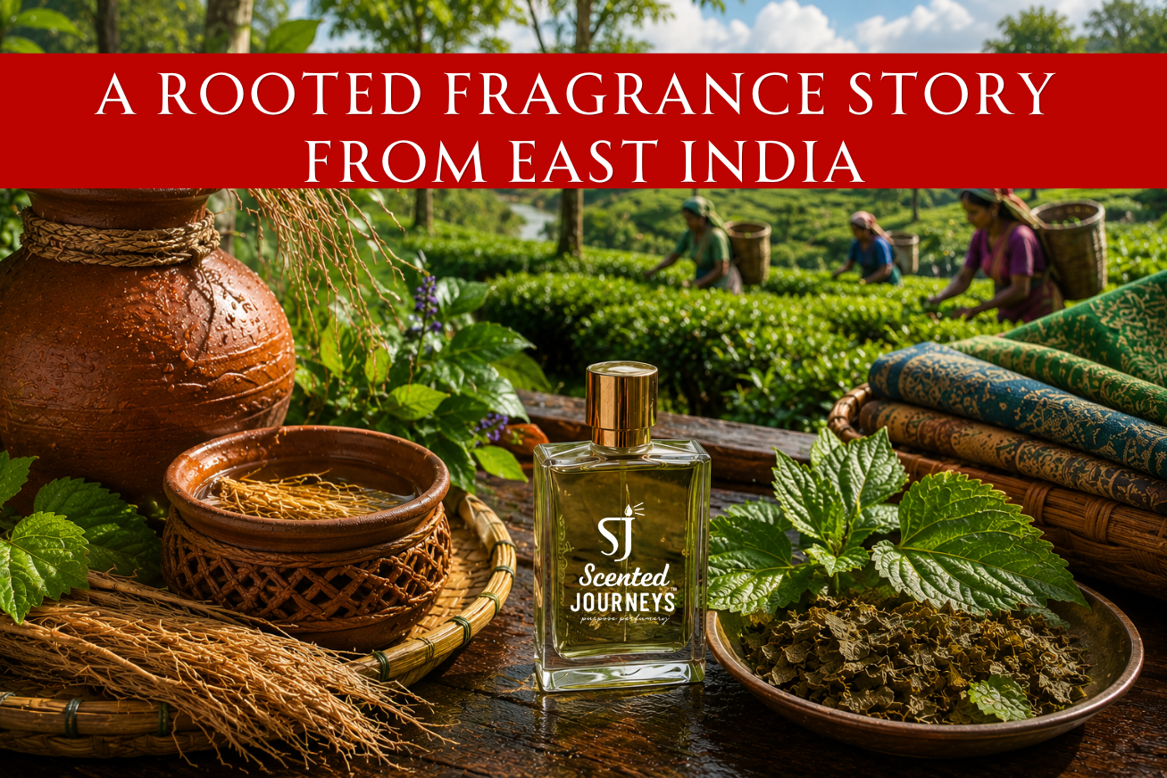 A Rooted Fragrance Story of Patchouli and Vetiver (East India)