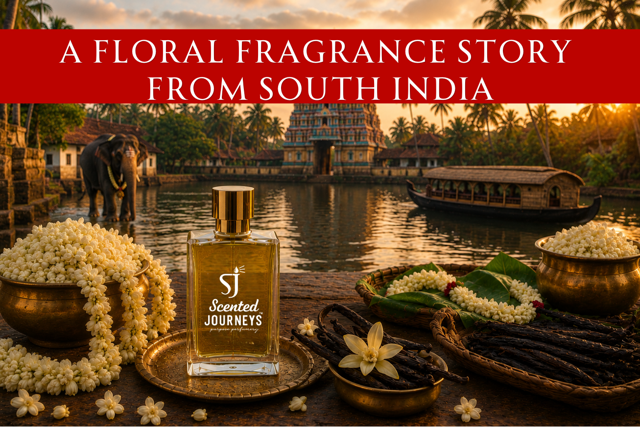 A Floral Fragrance Story of Jasmine & Vanilla (South India)